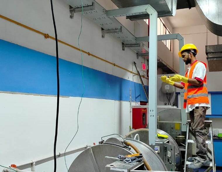 Mechanical and plumbing engineering work